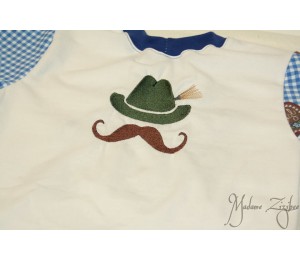 Stickdatei - Gamsbart Hut 